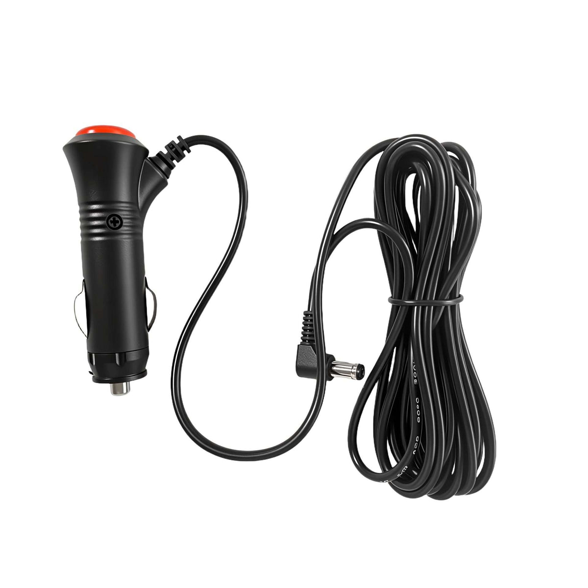 12V DC Car Cigarette Lighter Cable – 5.5mm x 2.5mm Male Plug Power Cord