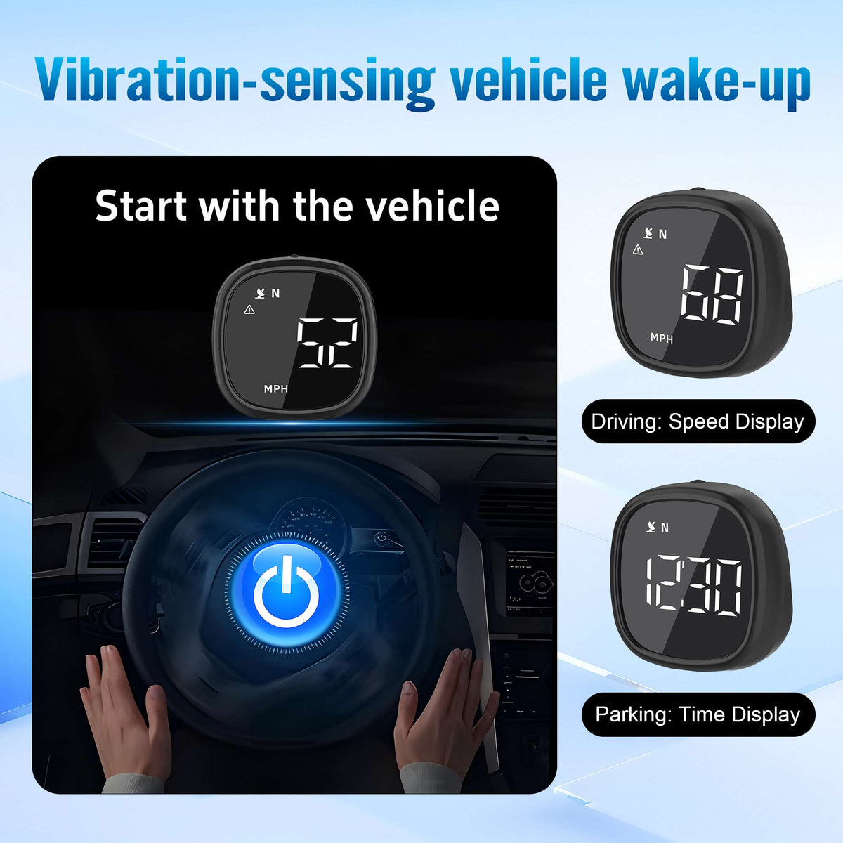 M30-GPS Speedometer MPH for Cars with Digital Speed Display