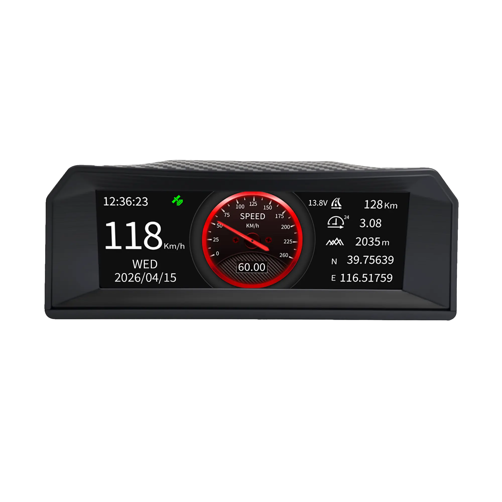 X300 OBD 3-in-1 Multifunctional Vehicle Gauge with GPS